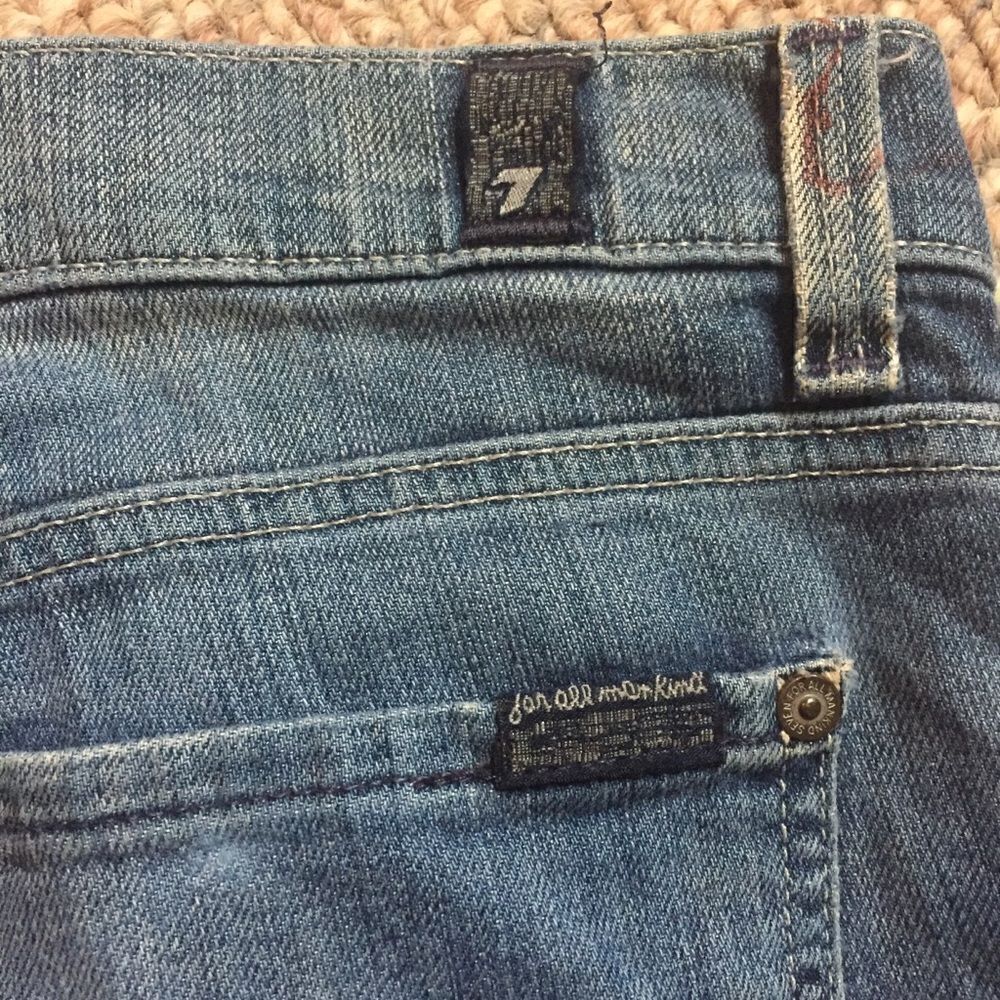 7 for all Mankind Distressed Jeans - Picture 6 of 7